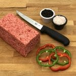 Half Block Unsliced Square Sausage